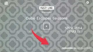 Cube Escape: Seasons Spring 1964 (Part 1) Walkthrough / Solution