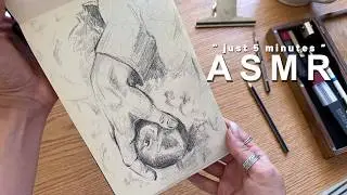 ASMR + Всего 5 минут! Сколько ты сможешь нарисовать? 🖌