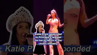 Katie Price had tears in her eyes as she responded to Princess's request that she return to the musi
