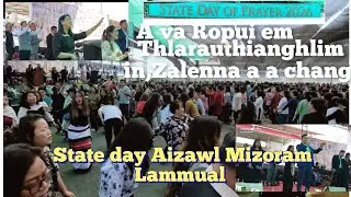 Bomb ang in,Thlarauthianghlim a Puakdarh..Aizawl Lammual ah..State day Aizawl city.feb ni 20/Friday