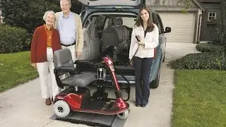 Easy to operate wheelchair lift for minivans