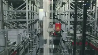 Almac&eacute;n de gran altura y miniload en GEM&Uuml;