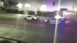 DDE Lamborghini runs from cops