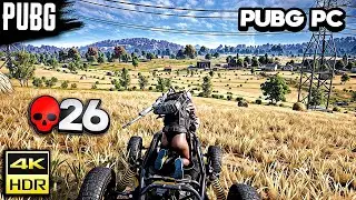 PUBG PC pero ADIOS A 1/4 del SERVIDOR! 😨 26 KILLS con GRAFICOS AL MAXIMO!