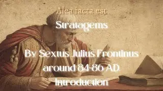 Stratagems by Sextus Julius Frontinus 85 A.D. - Introduction