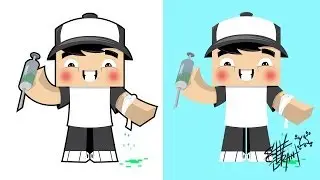 Speed Art:Minecraft Junkie in vector-Swiftyspade
