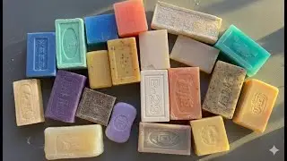 ✨🤩Relaxing ASMR SOAP•Cutting Dry Soap•Bundle of mix colourful ✨ soap & cutting asmr