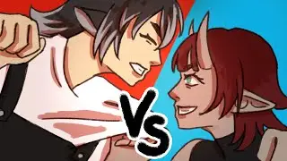 If Friends Became Rival Gods! [Collab with @AxeruDraws]