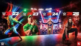 Elimination Chamber Match ft. All Cover Stars Of WWE 2K Game