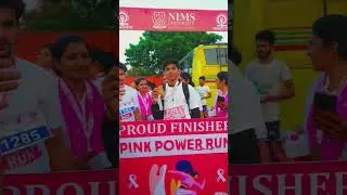 Pink Power Run ❤ #nimsuniversity #pinkpower#shorts #worldrecord