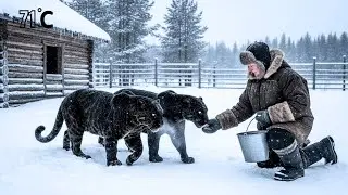 Surviving &ndash;71&deg;C 73 Year Old Widow Feeds Starving Black Panthers in Siberia