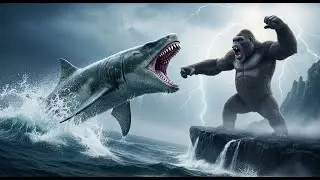 🤯 MEGALODON VS KING KONG: THE ULTIMATE UNDERWATER PREDATOR SHOWDOWN!