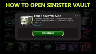 HOW TO OPEN SINISTER VAULT CODE FOR VAULT mcoc