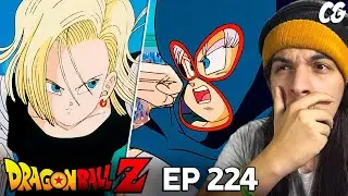 GOTEN e TRUNKS VS ANDROIDE 18! - React Dragon Ball Z EP 224