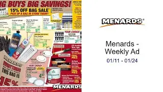 Menards - Weekly Ad 01/11 - 01/24