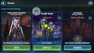 Ahsoka Tano (Fulcrum) Event Tier IV Max Level 85