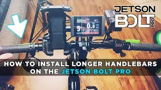 Installing longer handlebars on the Jetson Bolt Pro (DYU D3, Ancheer) ebike