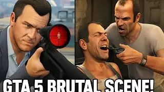 Michael&rsquo;s Deadly Shot & Trevor&rsquo;s Brutal Torture | GTA 5 Shorts #gta5 #gta 