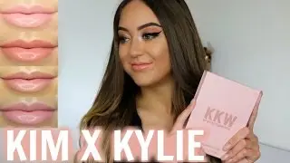 KKW x KYLIE COSMETICS Creme Liquid Lipstick SWATCHES & REVIEW