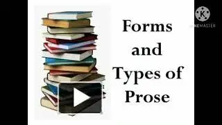 Prose and Poetry - Types of Prose writing Part 1