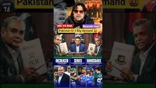 IND vs PAK Match on?😱 PCB ki 3 Badi Demands ne Sabko Chonkaya! #t20worldcup2026 #indiavspakistan