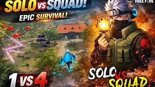 1 Man Army 💀 Solo vs Squad | BR Rank Push | Insane Kills