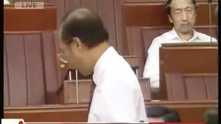 Tan Cheng Bock strong opposed on NMP in parliament (feature LTK & CST) - 27Aug2011