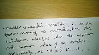 GATE EC Que- Amplitude Modulation Lecture by AKHILESH PANDEY
