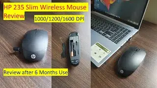 HP 235 Slim Wireless Mouse Review | Review after 6 Months Use | HP 1000/1200/1600 DPI Wireless Mouse