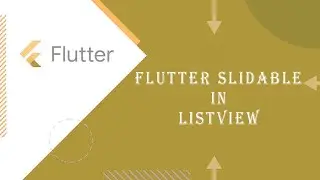 Flutter Slidable in Listview || Flutterverse #widget #flutter #androidstudio #widgetoftheweek
