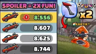 SPOILER DOUBLE THE FUN OF MAP!! 🤩 IN COMMUNITY SHOWCASE - Hill Climb Racing 2