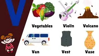 ABC Alphabet Chart | Alphabet words A to Z -Learning Alphabet letters and words for toddlers