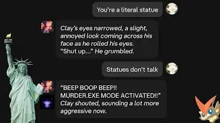 Character AI but i bully Clay from Catching Up