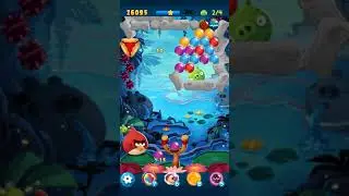 Angry Birds POP Bubble Shooter - Level 100. Gameplay Android walkthrough
