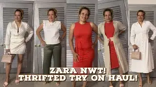 ZARA TRY ON HAUL! ALL THRIFTED NWT! SALVATION ARMY THRIFT
