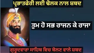 Tum Ho Sabh Rajan Ke Raja | Amrit Kirtan Ang-877 | Prabhat Feri Shabad 
