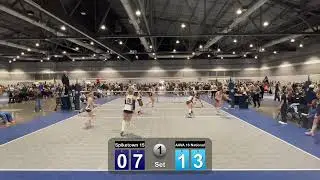 PLQ 2 X-over semi finals Spiketown 15 v AAVA 16 National Set 1