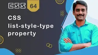 CSS list-style-type Property - CSS Tutorial 64 🚀