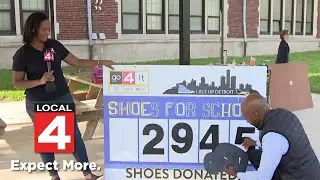 Go 4 It: Generosity shines in Detroit's shoes for school drive