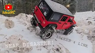 FREEZING RAIN AND SNOW CRAWL IN THE TRAILS ❄️ 