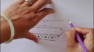 How to drew a tank|| tank vidiyo step by step|| #pencildrawing #drawing #art