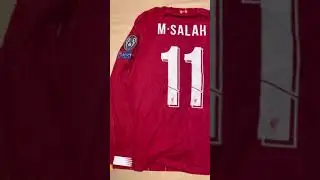 2019-2020 New Balance Liverpool Home long sleeve Mohamed Salah jersey unboxing