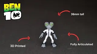 Пользовательская фигурка Grey Matter &mdash; Ben 10 в стиле Marvel Legends
