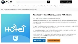 TTHotel Mobile Access Hotel Lock System Software Download and Installation | PC Software +Mobile App