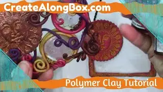 How to Make a Unique Sun Themed Suncatcher with Polymer Clay and our Monthly Subscription Box