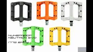 Unboxing and installing new flat pedals: Nukeproof Neutron Evo