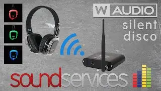W Audio SDPRO Silent Disco Headphones
