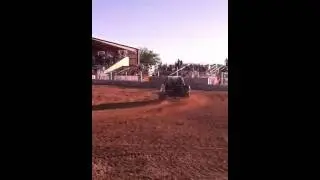 Jr-1 trophy karts going by.