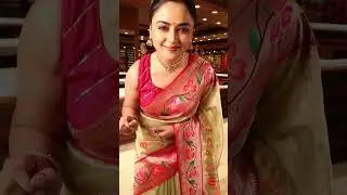 Get Ready with Pothys &ndash;The Deepavali Edition!  Introducing The Golden Semi Banarasi Paithani #pothys