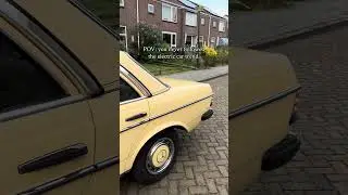 Nothing beats the sound, feel and soul of a W123 diesel. 💪🏼#oldtimer #classiccar #mercedesbenzw123